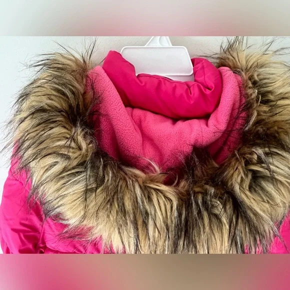 Arizona Jean Company Girls Winter Jacket, Pink, Size M (10/12) - Picture 7 of 13
